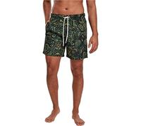 Urban Classics Paisley Swimming Shorts Black 2XL Men