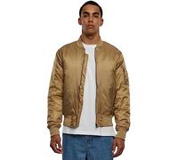 Urban Classics Men's Basic Bomber Jacket, Beige (Beige 3), L