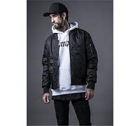 Urban Classics Men's Basic Bomber Jacket, Black (Black 7), L