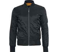 Urban Classics Men's Basic Bomber Jacket, Black (Black 7), S