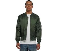 Urban Classics Men's Basic Bomber Jacket, Green (Olive 176), L