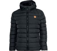 Urban Classics Men's Basic Bubble Jacket, Black (Black/White/Black), 5XL Plus UK