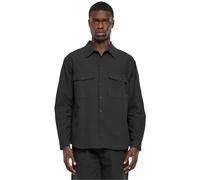 Urban Classics Men's Basic Crepe Shirt, Black, XXL
