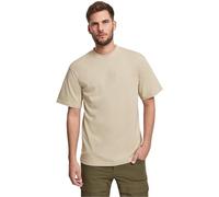 URBAN CLASSICS Men's Basic Crew Neck Tall Tee, Oversized Short Sleeves T-Shirt with Dropped Shoulders, 100% Jersey Cotton, in concrete, 4XL