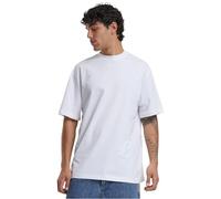 URBAN CLASSICS Men's Basic Crew Neck Tall Tee, Oversized Short Sleeves T-Shirt with Dropped Shoulders, 100% Jersey Cotton, in white, L