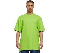 URBAN CLASSICS Men's Basic Crew Neck Tall Tee, Oversized Short Sleeves T-Shirt with Dropped Shoulders, 100% Jersey Cotton, in limegreen, 4XL