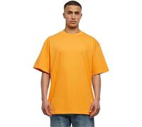 URBAN CLASSICS Men's Basic Crew Neck Tall Tee, Oversized Short Sleeves T-Shirt with Dropped Shoulders, 100% Jersey Cotton, in orange, 4XL