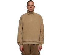 Urban Classics Men's Basic Polar Fleece Troyer Sweatshirt, Warmsand,