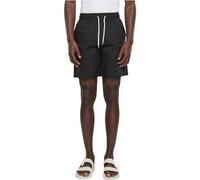 Urban Classics Men's Basic Seersucker Shorts, Black, L