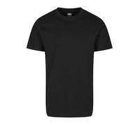 Urban Classics Men's Basic Tee T Shirt, Black - Black, XS UK