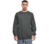 Urban Classics Men's Basic Terry Crew Sweatshirt, Grey (Charcoal 00091), 3XL
