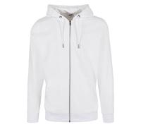 Urban Classics Men's Basic Terry Zip Hoody Cardigan Sweater, White, XL