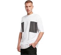 Urban Classics - Big Double Pocket White/Asphalt - T-Shirt - white - S - 100% Cotton,Jersey S