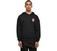Urban Classics Men's Big Peace Hoody Hooded Sweatshirt, Black, L