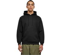 Urban Classics Men's Blank Hoody Jumper, Black, 5XL Plus