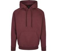 Urban Classics Men's Blank Hoody Jumper, Cherry, 4XL
