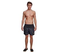 Urban Classics Men's Block Swim Shorts Trunks, Blk/Darkcamo, 4XL