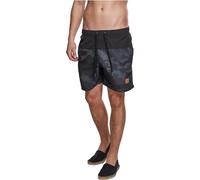 Urban Classics Men's Block Swim Shorts Trunks, Blk/Darkcamo, XL