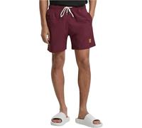Urban Classics Men's Block Swim Shorts Trunks, Cherry, M