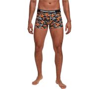 Urban Classics Men's Boxer Shorts 3-Pack Unterhosen Underwear, Blue Camo/Orange Camo/Black, L (Pack of 3)