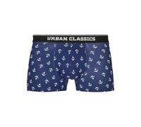 Urban Classics Men's Boxer Shorts 5-Pack Boxer Shorts, anchor aop+blk+blk+ch cha, S