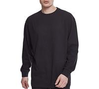 Urban Classics Men's Boxy Heavy Longsleeve T-Shirt, Black (Black 00007), M