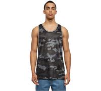 Urban Classics Men's Camo Mesh Tank Top , Sports , Dark Camo, XL
