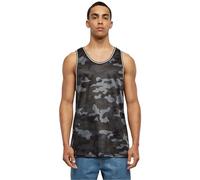Urban Classics Men's Camo Mesh Tank Top – Sports – Dark Camo – 5XL