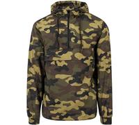Urban Classics Men's Camo Pull Over Windbreaker Jacket, Camo, M UK