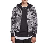 Urban Classics Men's Camo Zip Jacket, Multicoloured (Darkcamo 00707), M
