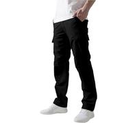Urban Classics Men's Camouflage Cargo Pants Trouser, Black (Black 7), 32W