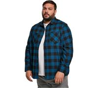 Urban Classics Checked Flanell Long Sleeve Shirt Blue L Men