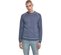 Urban Classics Men's Contrast Stitching Crew Sweatshirt, Vintage Blue, S