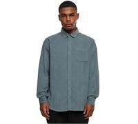 Urban Classics Men's Corduroy Shirt Shirt, Dustyblue, L