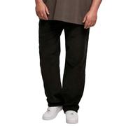 Urban Classics Men's Corduroy Workwear Pants, Black, 34