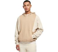 Urban Classics Men's Cut On Sleeve Hoody Sweatshirt, Union Beige/Softseagrass, XL