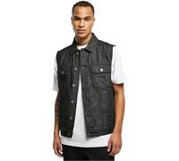 Urban Classics Men's Denim Vest Jacket, Black Washed, XXL