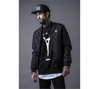 Urban Classics Men's Diamond Quilt Nylon Jacket, Black (Black 7), XXL