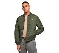 Urban Classics Men's Diamond Quilt Nylon Jacket, Green (Olive 176), XL