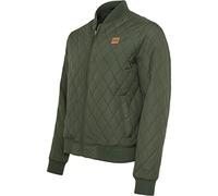 Urban Classics Men's Diamond Quilt Nylon Jacket, Green (Olive 176), XL