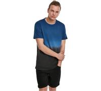 Urban Classics Men's Dip Dyed Tee T Shirt, Multicolour (Midnight Navy/Black 02043), S UK