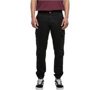 Urban Classics Men's Double Cargo Twill Jogging Pants, Black, W42