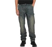 Urban Classics Mens Double Knee Jeans Pants, 2000 Washed, 28 UK