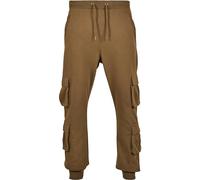Urban Classics Double Pocket Terry Cargo Pants Green M Men