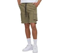 Urban Classics Men's Drawstring Cargo Shorts, Olive, XL