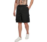 Urban Classics Men's Drawstring Cargo Shorts, Black, XXXL