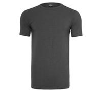 Urban Classics Men's Fitted Stretch Tee Basic Top for Men Made of Stretchy Material Sizes S - XXL, Charcoal, M