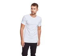 Urban Classics Men's Fitted Stretch Tee T-Shirt, White, L