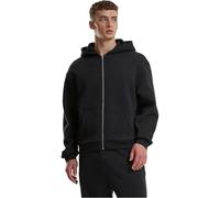 Urban Classics Men's Tb7284-fluffy Zip Hoody Sweatshirt, Black, XS