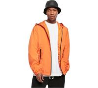 Urban Classics Men's Full Zip Nylon Crepe Jacket, Mandarine, L